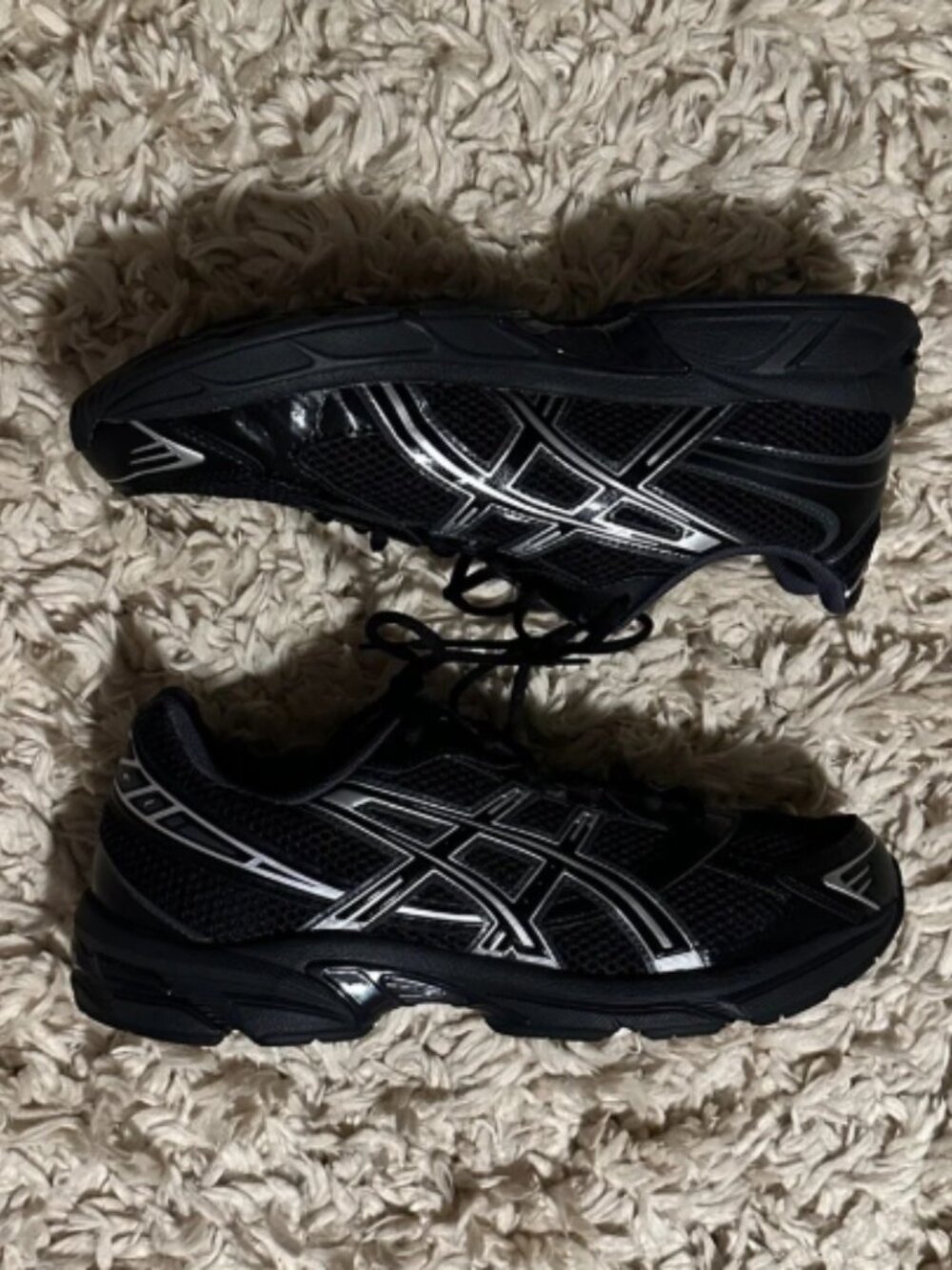 ASICS GEL-1130 “Black  Pure Silver” Sneakers
